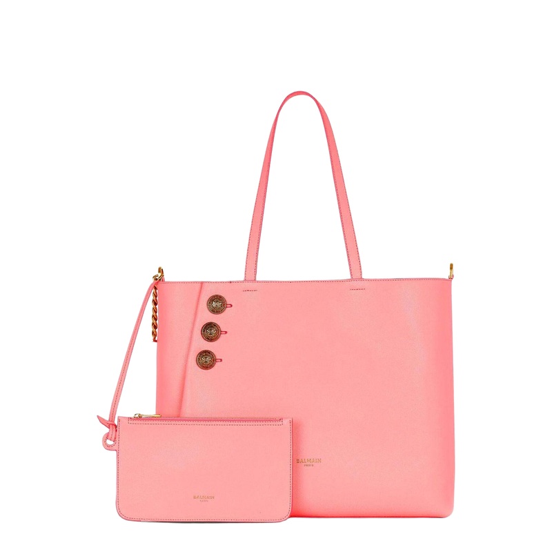 Emblme Leather Tote Bag|One Size