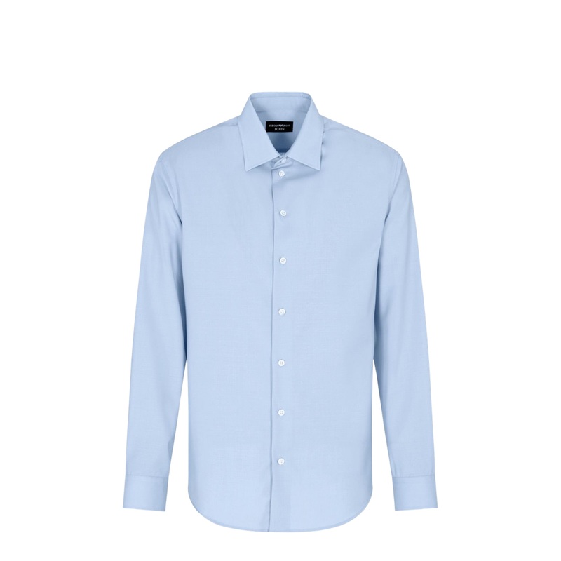 Icon Shirt in Tropical Light Wool Canvas