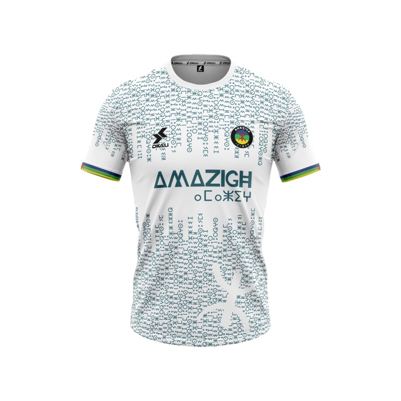 Maillot Amazigh Dkali Homme 2024/25 Blanc