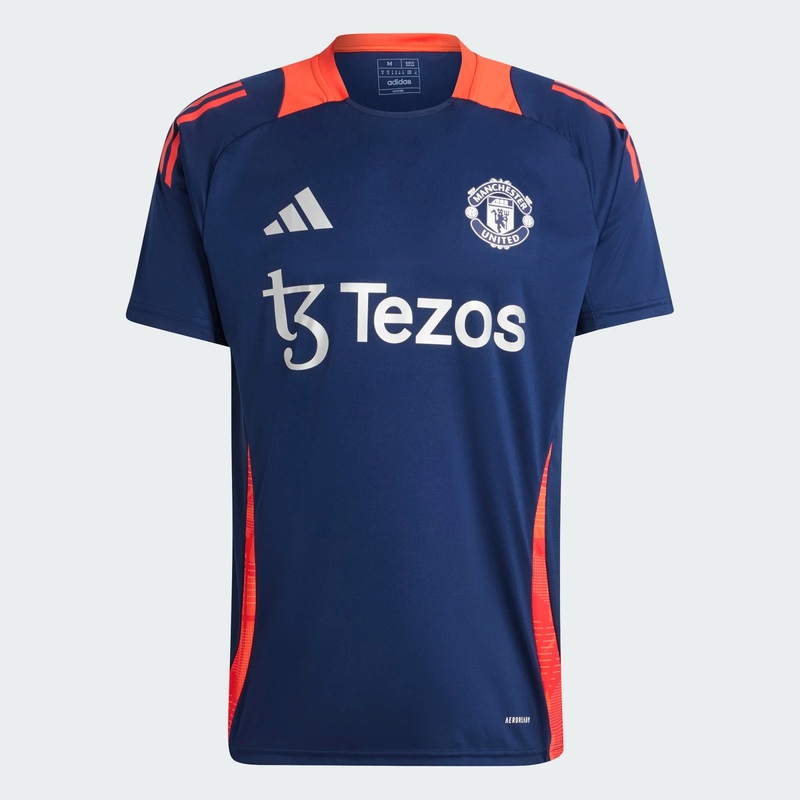Maillot Manchester United Training Tiro 24 Homme 2024/25 Bleu