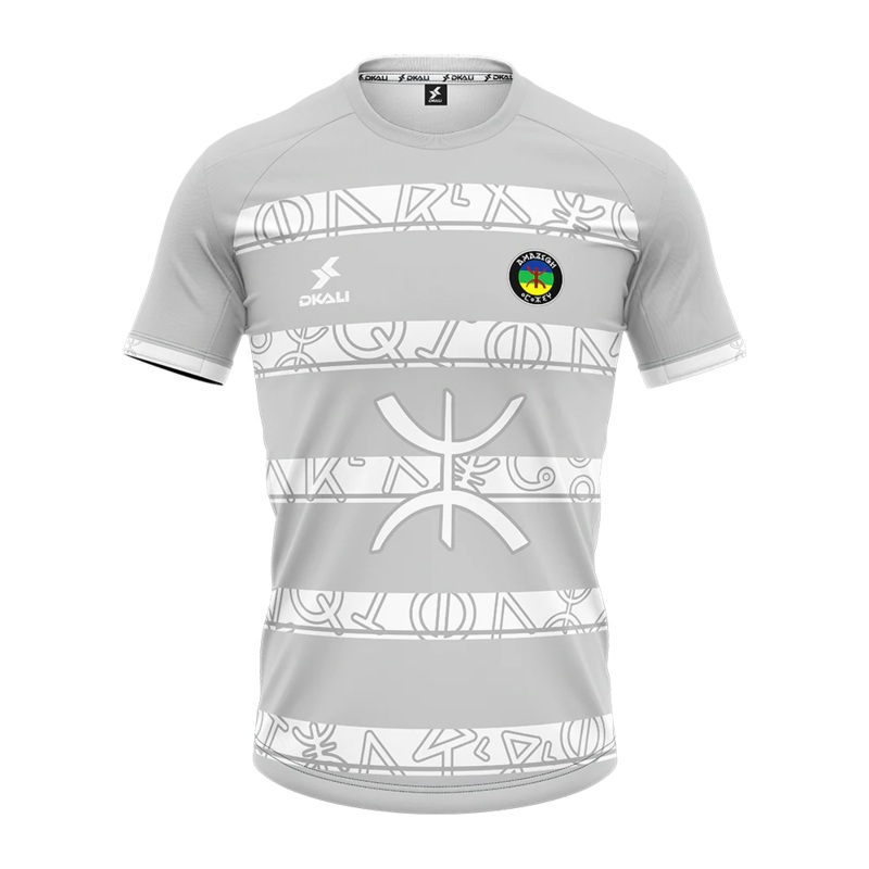 Maillot Amazigh Dkali Adulte 2025/26 Gris