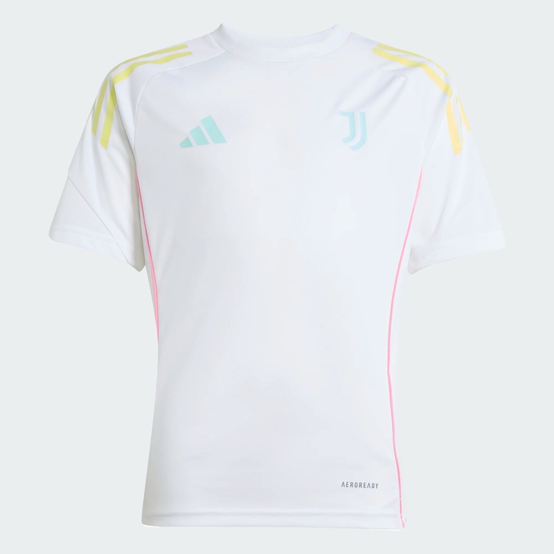 Maillot Juventus Turin Training Tiro 25 Junior 2025/26 Blanc