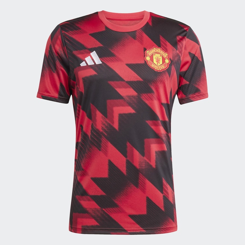 Maillot Manchester United Pre-match Homme 2025/26 Noir