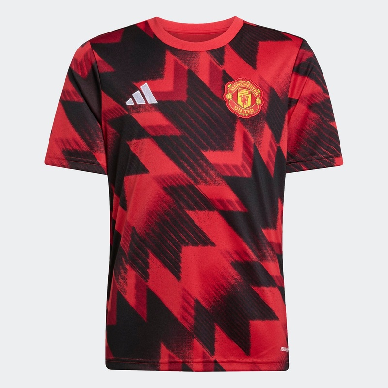 Maillot Manchester United Pre-match Junior 2025/26 Rouge