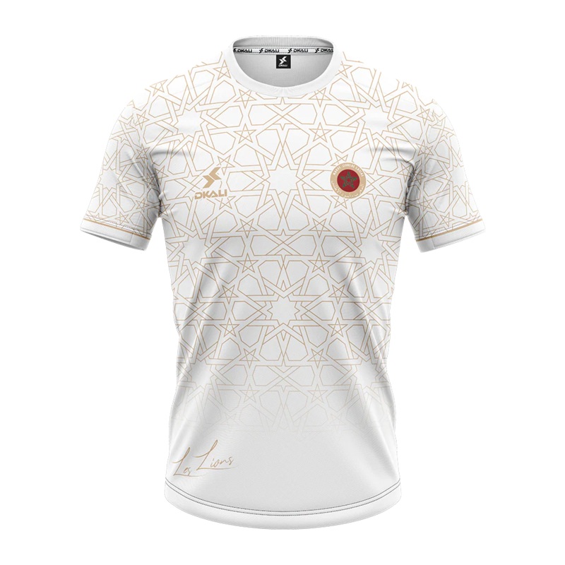 Maillot Maroc Dkali Adulte 2025/26 Blanc