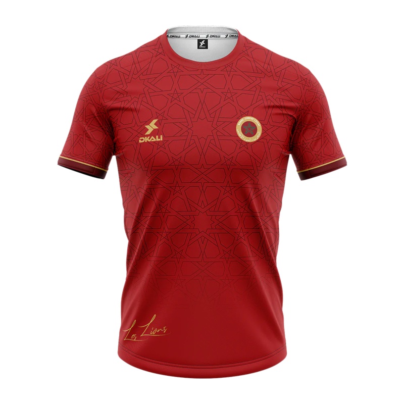 Maillot Maroc Dkali Adulte 2025/26 Rouge