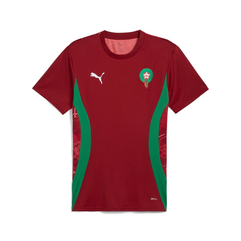 Maillot Maroc Pre-match Homme 2025 Rouge