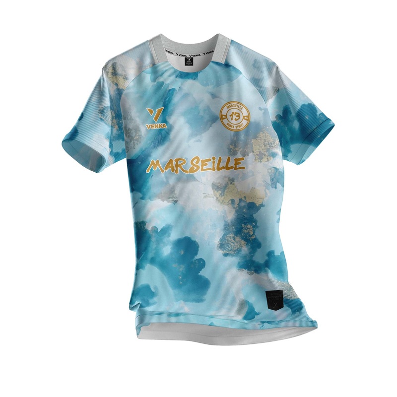 Maillot Marseille 13 Venka Adulte 2025/26 Bleu Clair