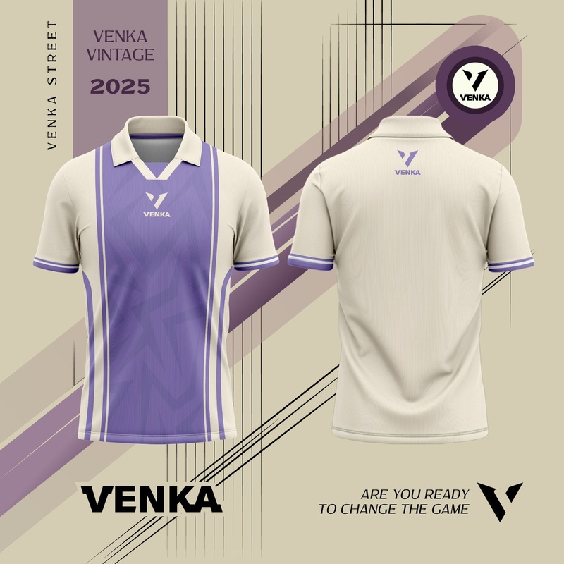 Maillot Vintage Venka Adulte 2025/26 Violet