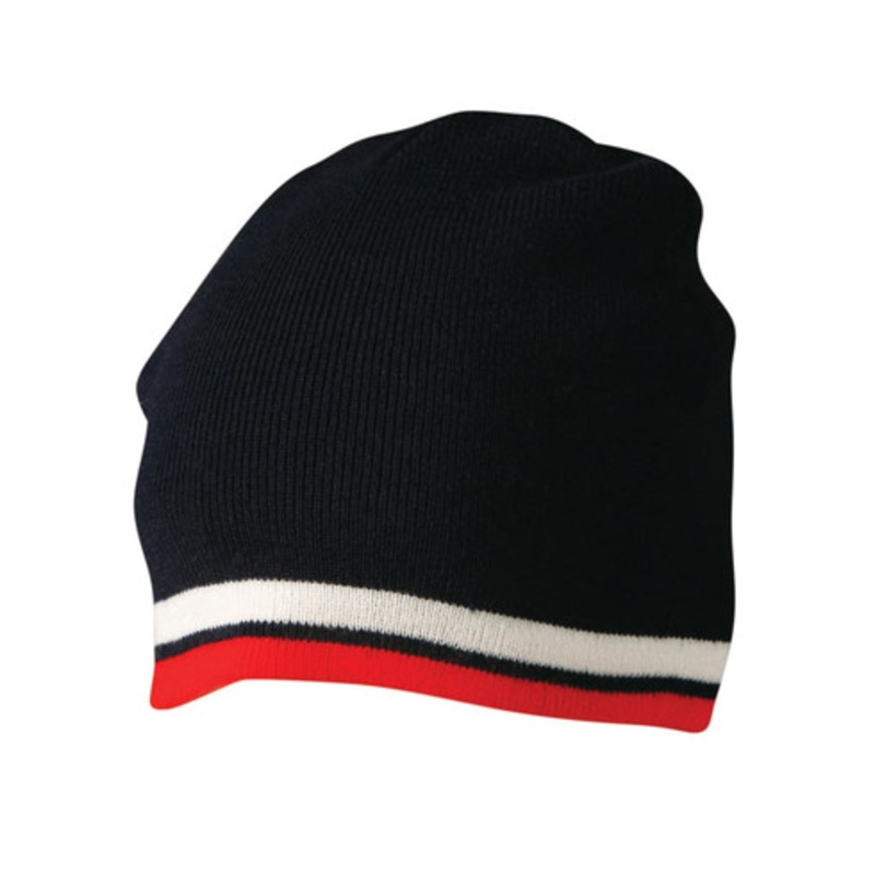 Contrast Stripe Beanie