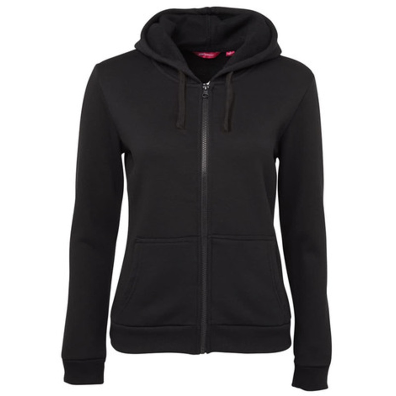 JB’s Ladies P/C Full Zip Hoodie Black