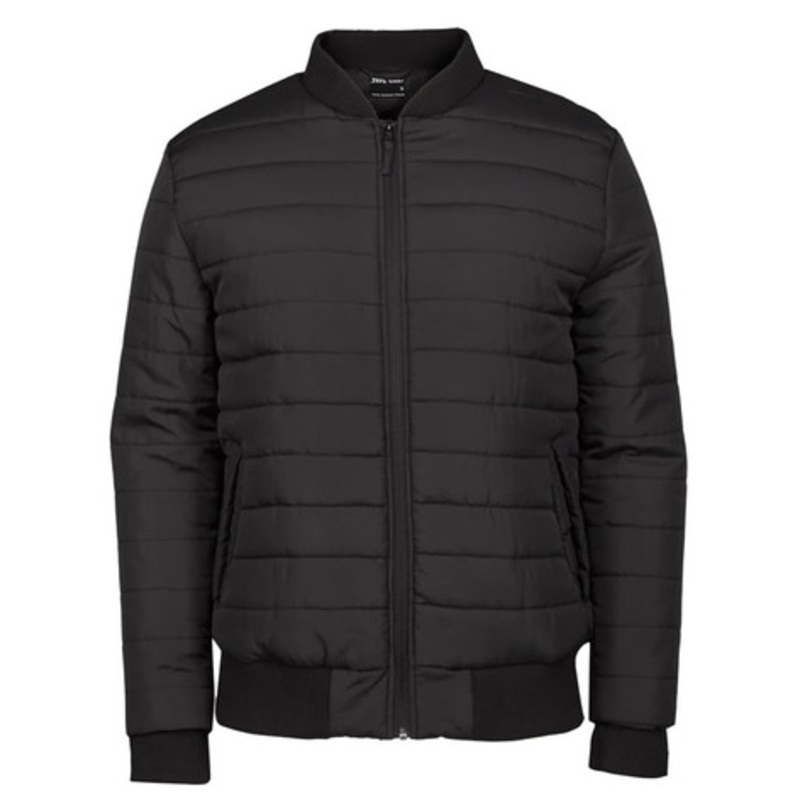 JB’s Puffer Bomber Jacket Black