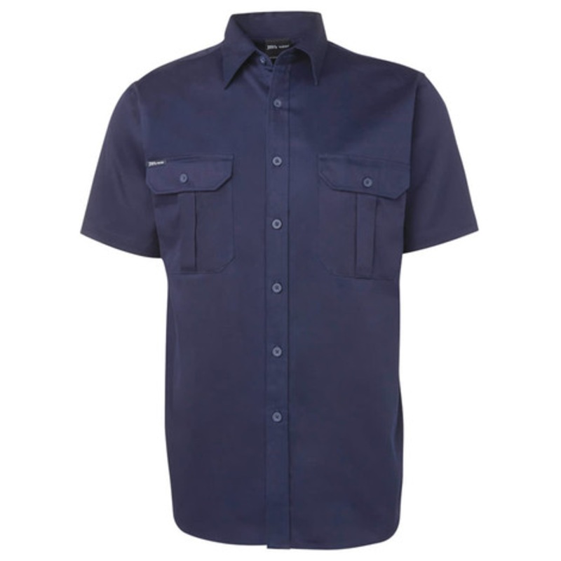 JB’s S/S 190 G Work Shirt Navy