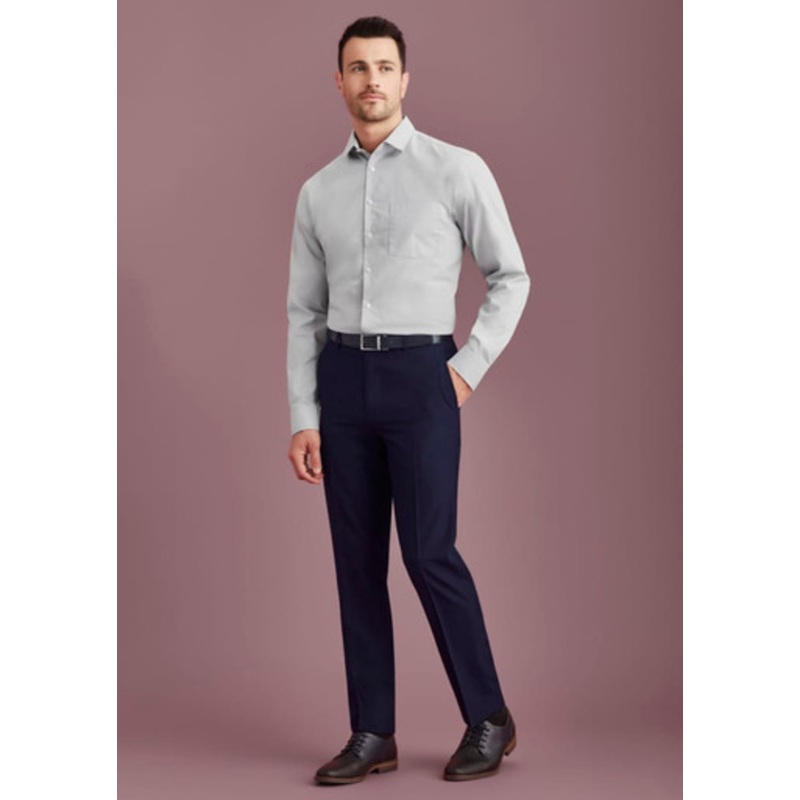 Mens Siena Slim Fit Flat Front Pant Regular