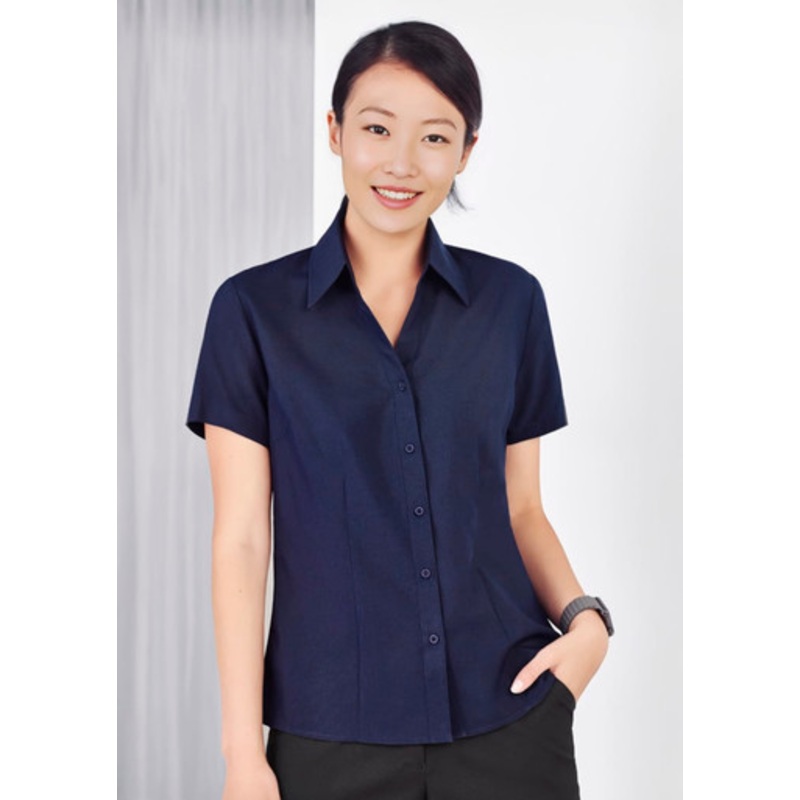 Oasis Ladies Plain Short Sleeve Shirt