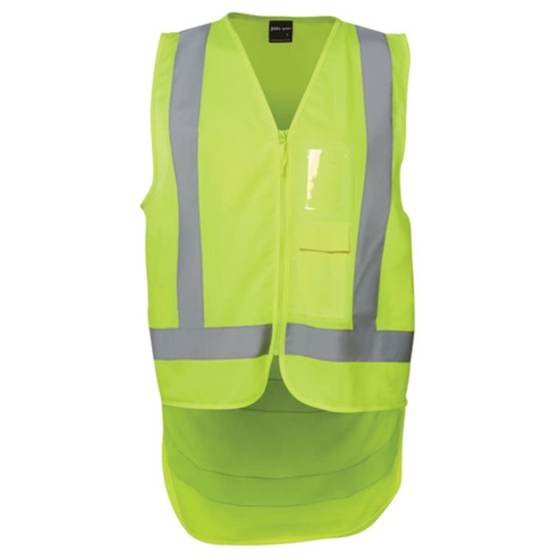 JB’s Hv Zip Drop Tail H Pattern (D+N) Vest Lime