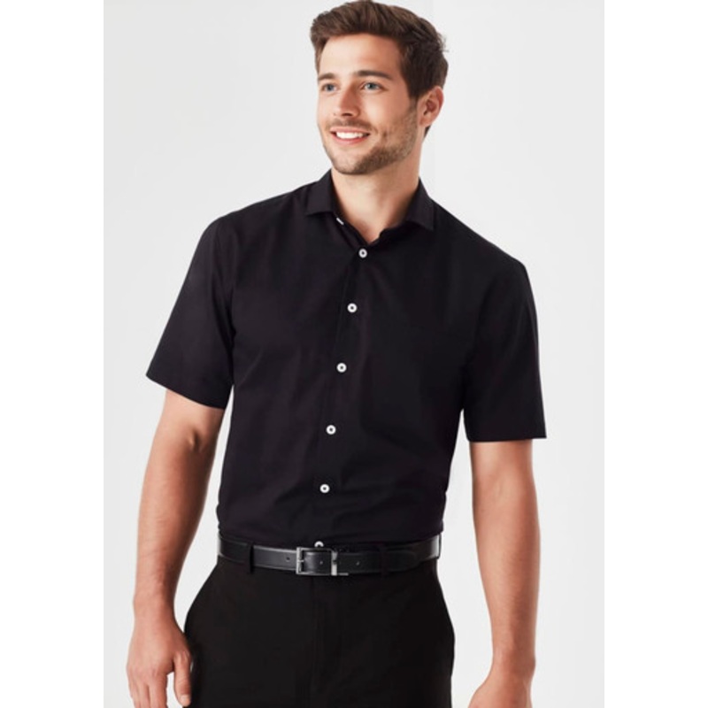 Mens Charlie Classic Fit Short Sleeve Shirt