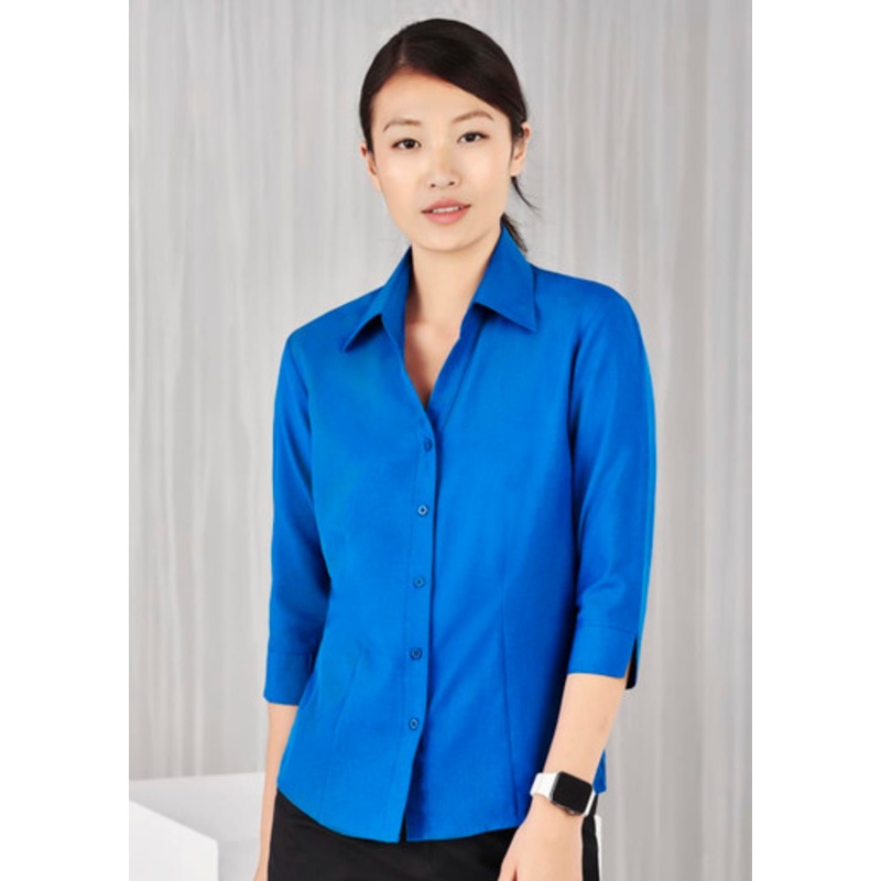 Oasis Ladies Plain 3/4 Sleeve Shirt