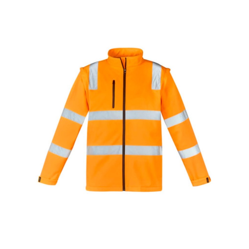 Unisex Hi Vis VIC Rail 2 In 1 Softshell Jacket