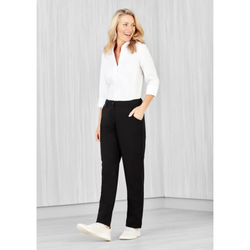 Womens Comfort Waist Straight Leg Pant
