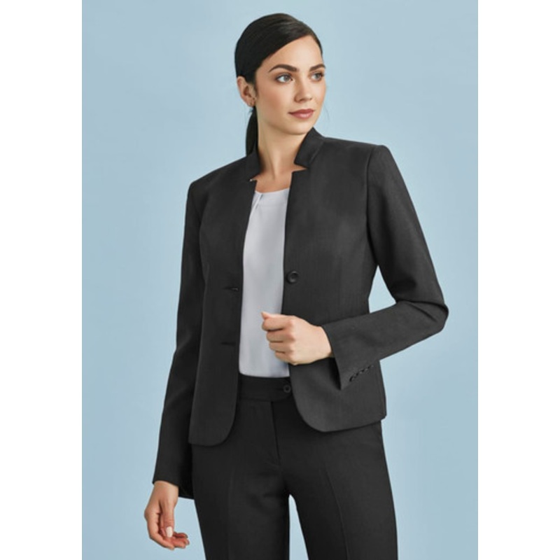 Womens Cool Stretch Short Jacket with Reverse Lapel