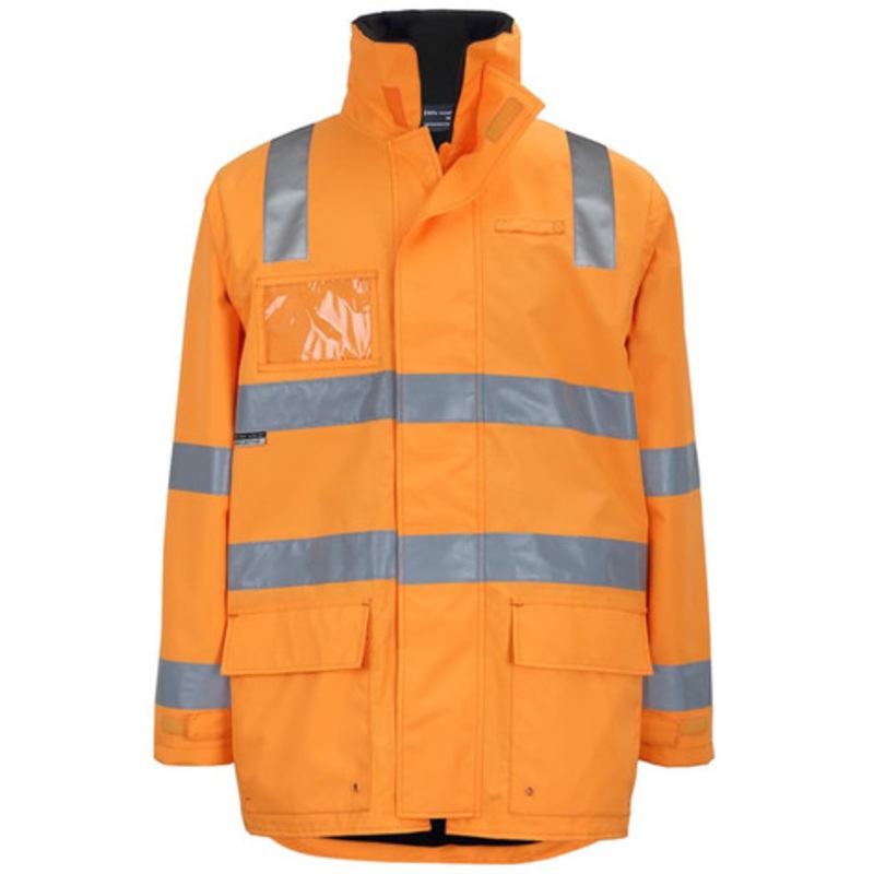 JB’s Aust. Rail D+N Zip Off Sleeve L/Line Jacket Orange