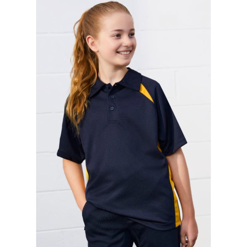 Kids Splice Short Sleeve Polo