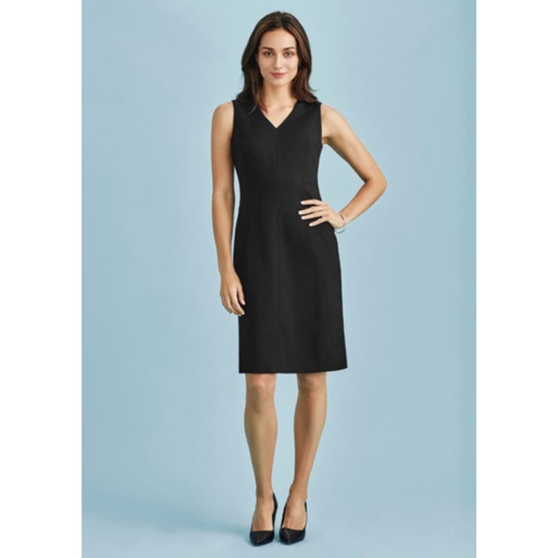 Womens Cool Stretch Sleeveless V-Neck Dress