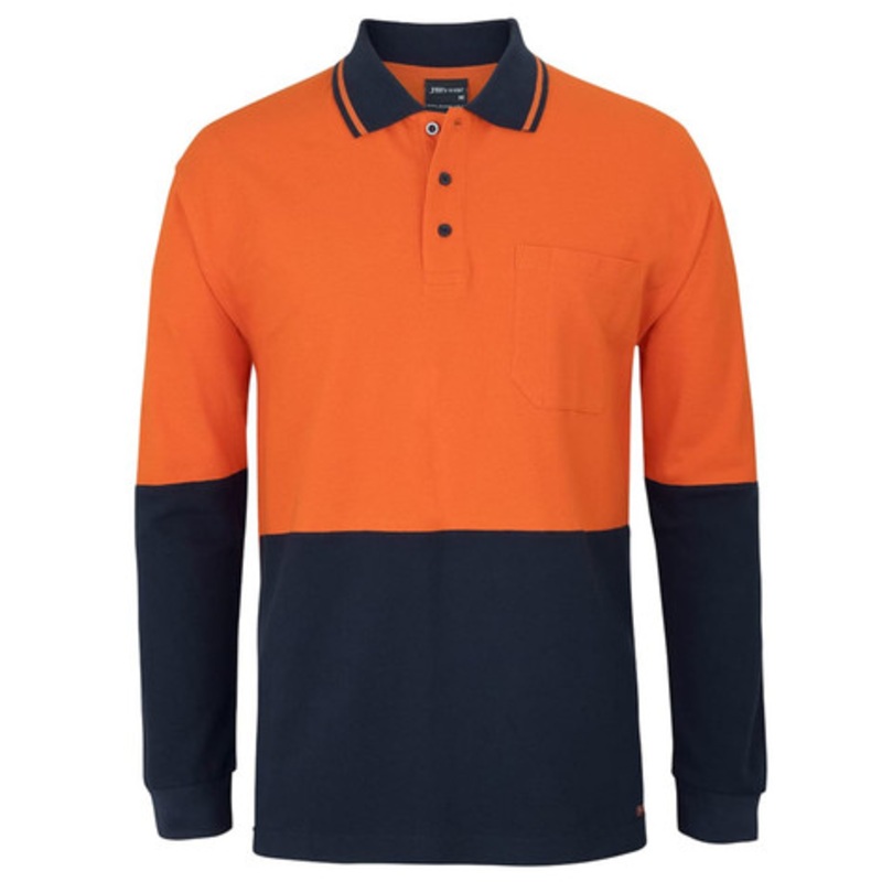 JB’s Hv L/S Cotton Pique Trad Polo