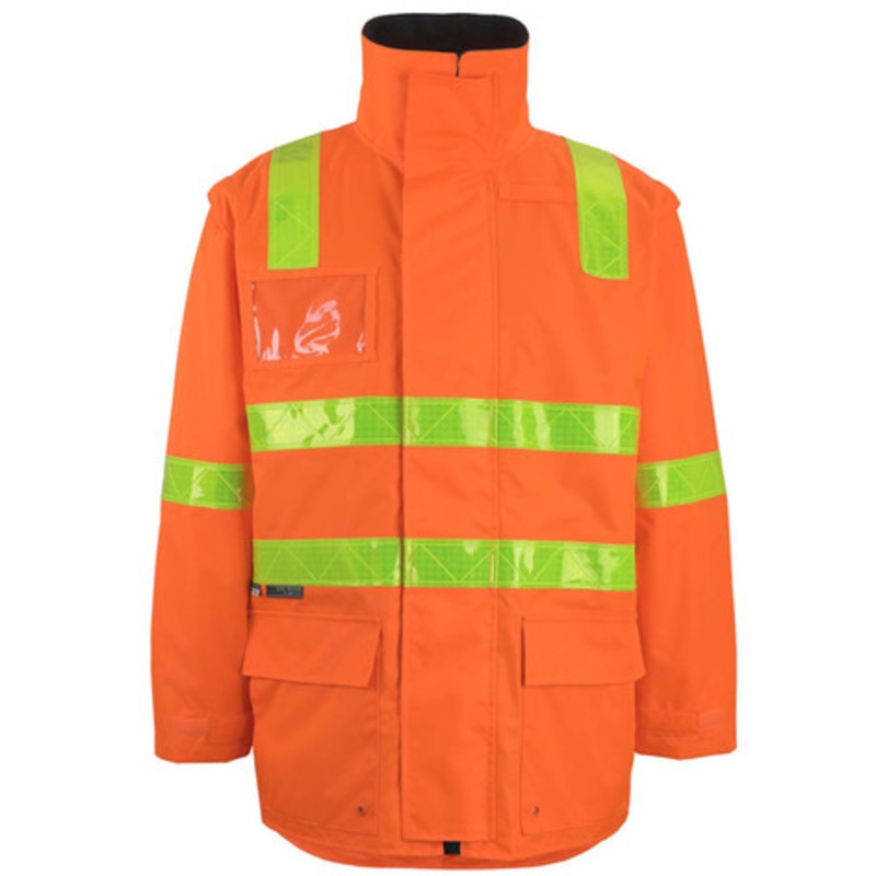JB’s Vic Road (D+N) Zip Off Sleeve L/Line Jacket Orange
