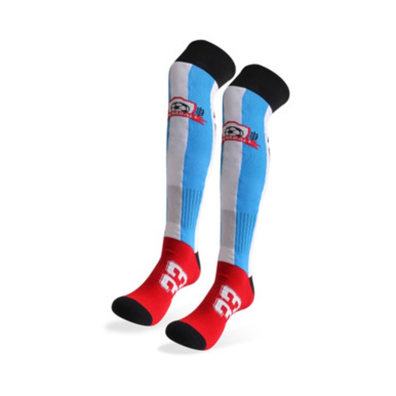 Knee High Custom Pattern Football Socks – with Towel Bottom