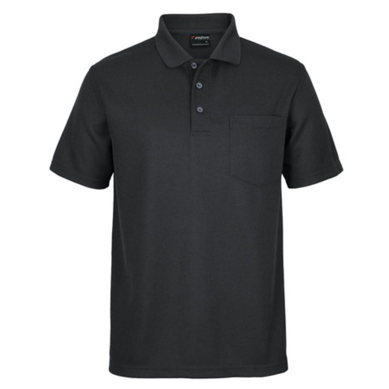Podium Waffle Pocket Polo