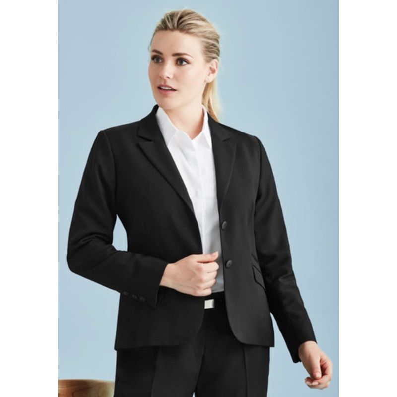 Womens Cool Stretch 2 Button Mid Length Jacket