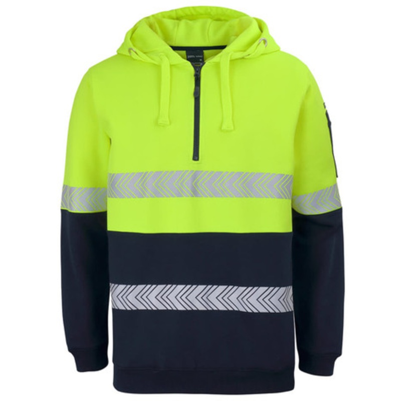 JB’s Hv (D+N) 1/2 Zip Segmented Tape Hoodie