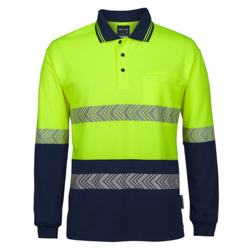 JB’s Hv L/S Segmented Tape Polo