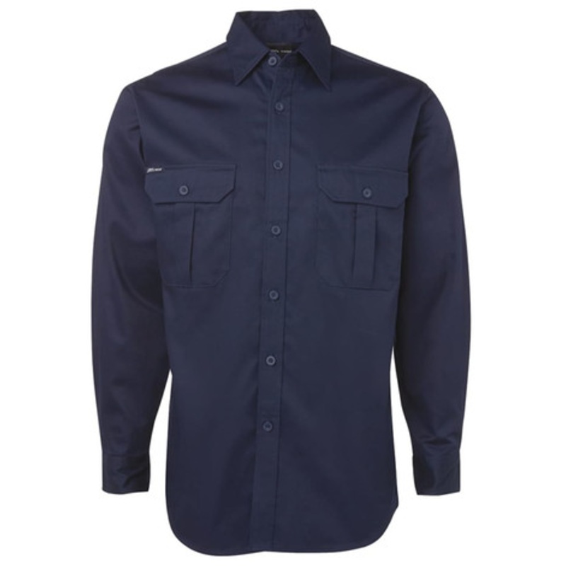JB’s L/S 190 G Work Shirt Navy