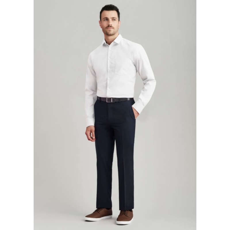 Mens Comfort Wool Stretch Slimline Pant