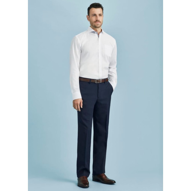 Mens Cool Stretch Flat Front Pant (Stout)