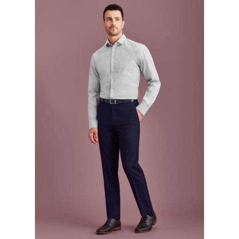 Mens Siena Slim Fit Flat Front Pant (Stout)