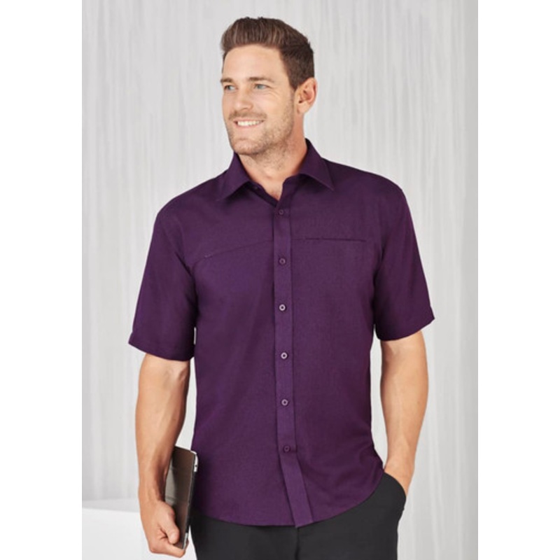 Oasis Mens Plain Short Sleeve Shirt