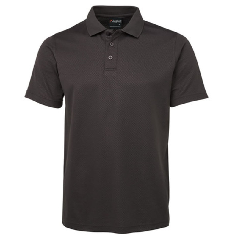 Podium Cotton Back Yardage Polo Gunmetal