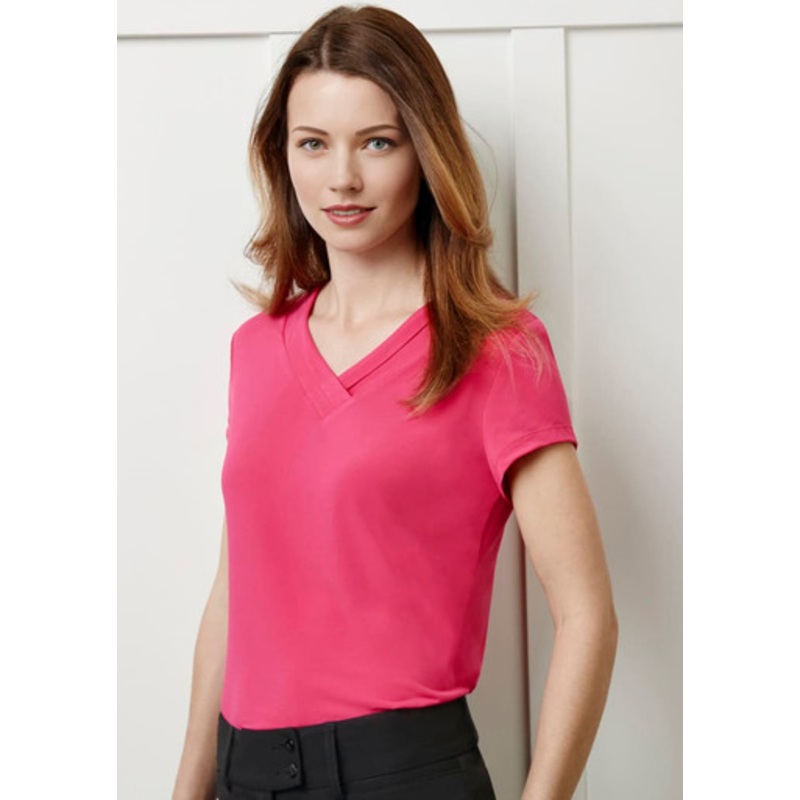 Womens Lana Short Sleeve Top