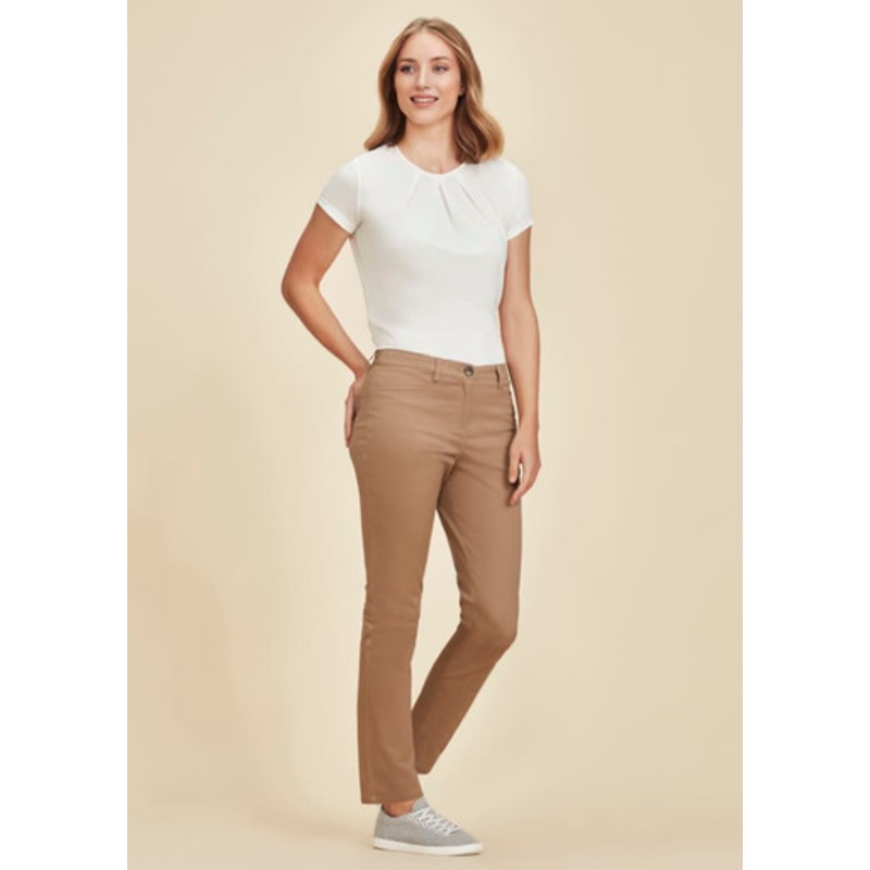 Womens Slim Leg Stretch Chino Pant