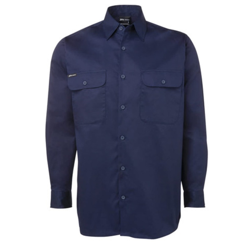 JB’s L/S 150 G Work Shirt Navy
