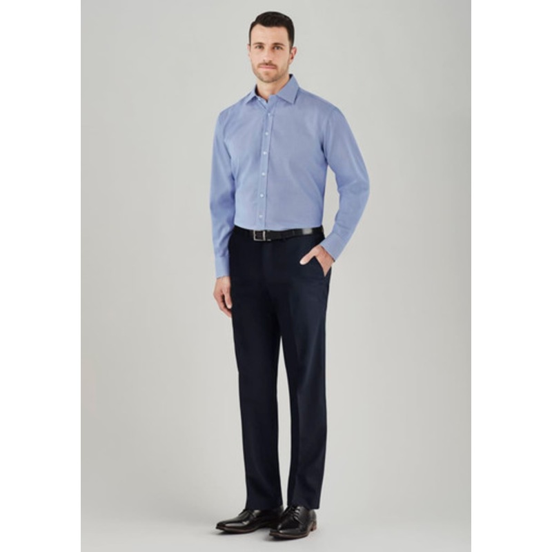 Mens Comfort Wool Stretch Adjustable Waist Pant