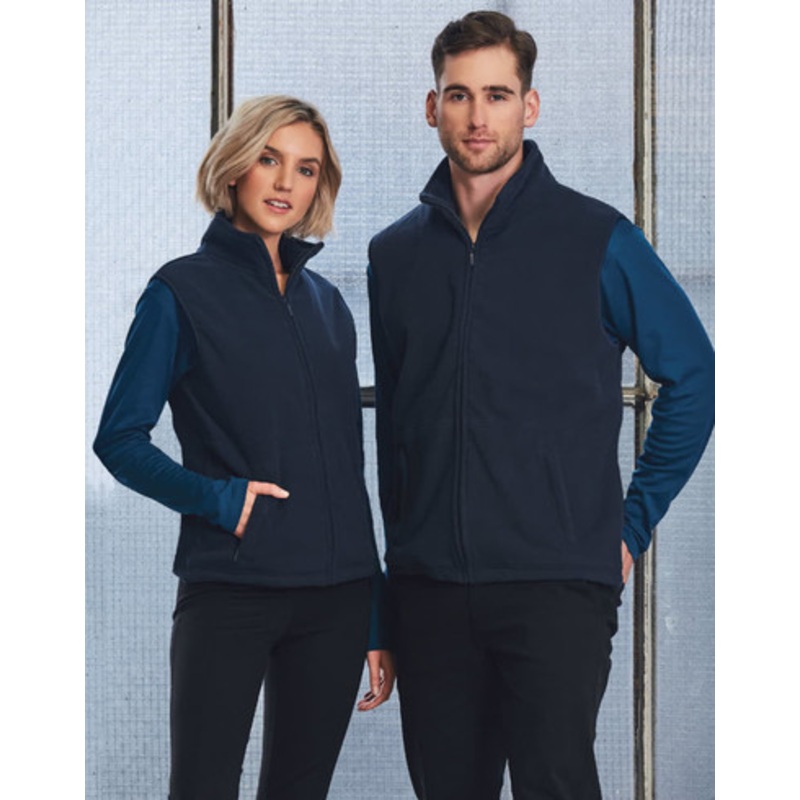 Unisex Polar Fleece Vest.