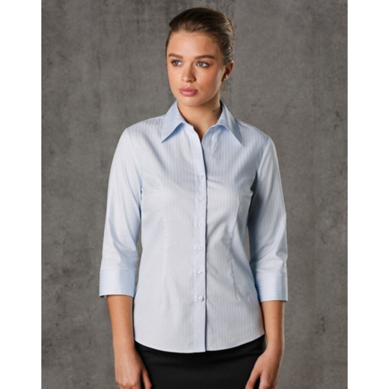 Women’s Self Stripe 3/4 Sleeve Shirt
