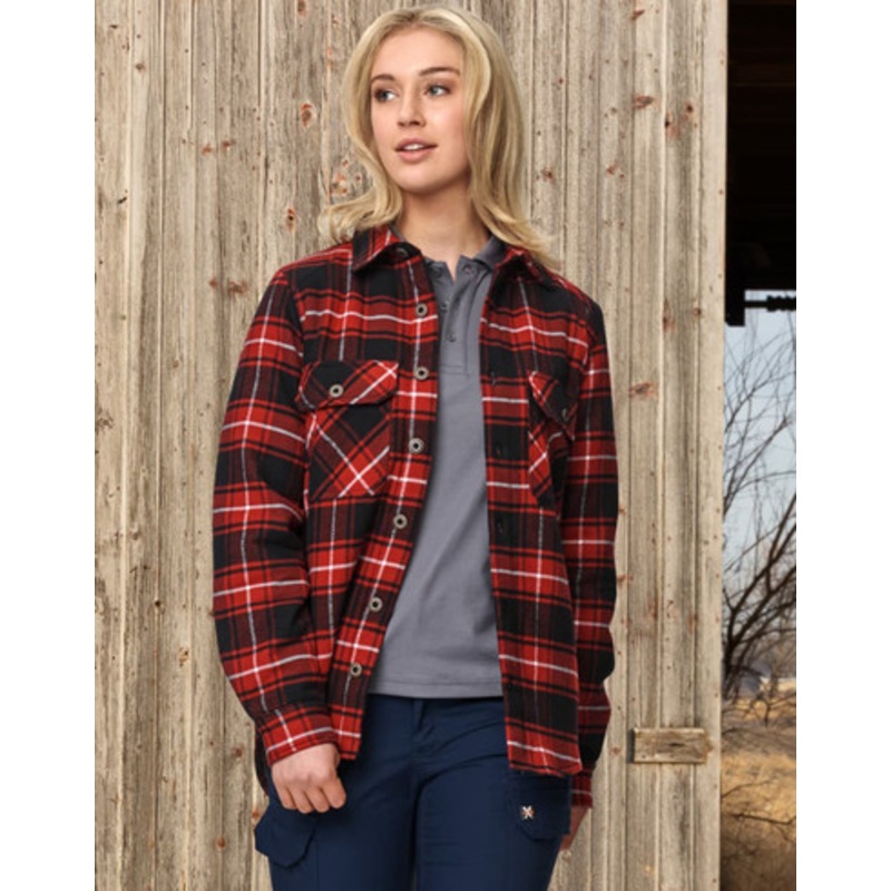 Adults’ Quilted Flannel Shirt