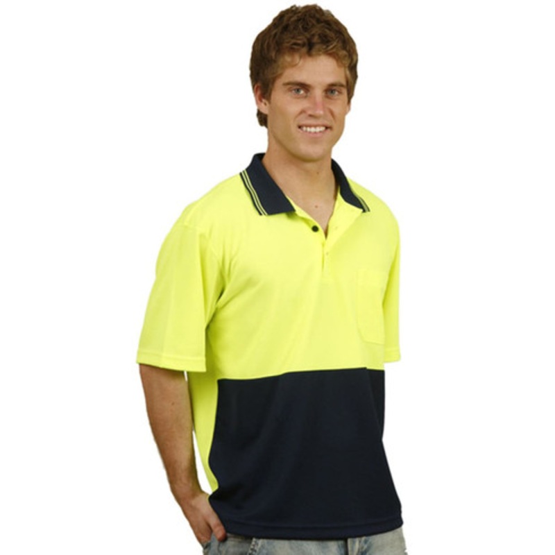 Hi-Vis truedry safety polo S/S