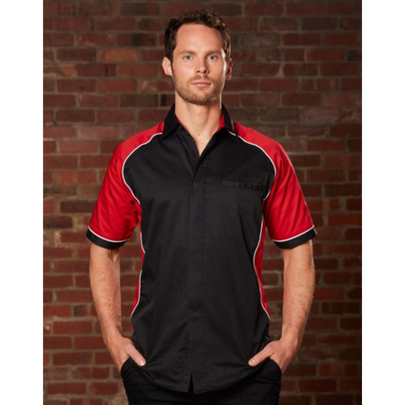 Men’s Arena Tri-Colour Contrast Shirt